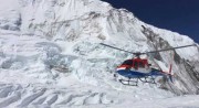 Everest Helicopter Tours, Landung im Everest Basecamp