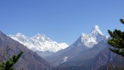 Everest Trekking, Everest View Hotel, Khumbu Range, Ama Dablam, Natur