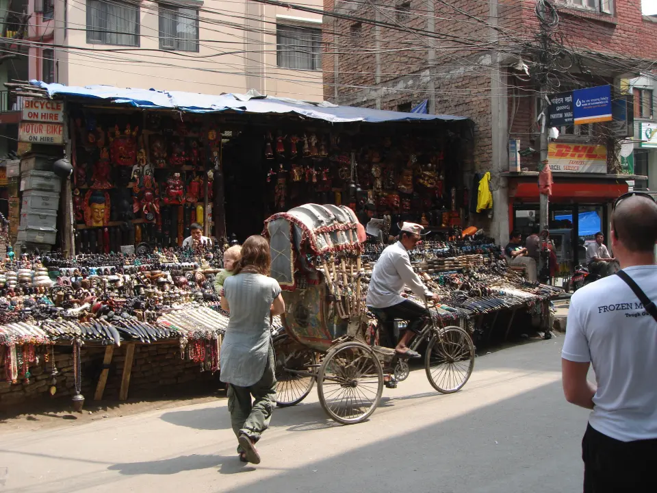 Shops in Thamel, Kathmandu