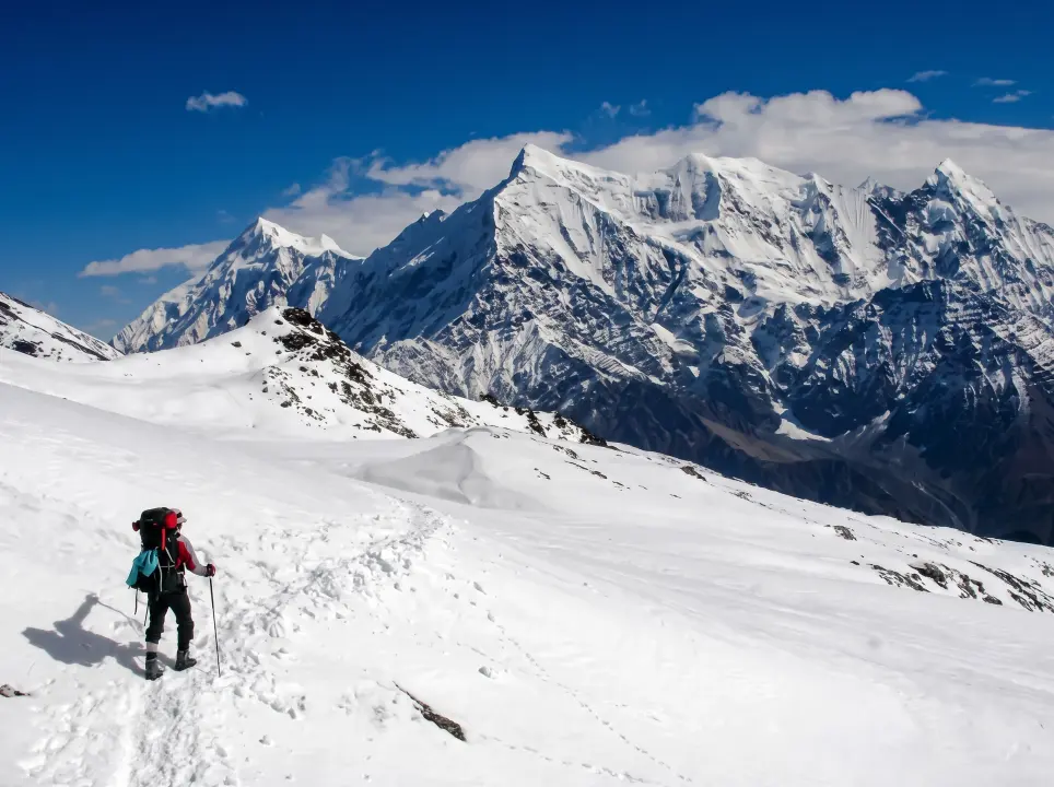 Wandern am Dhampus-Pass