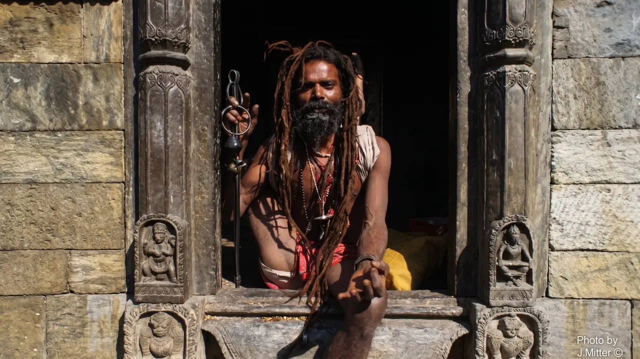 Yoga Guru am Pashupatinath