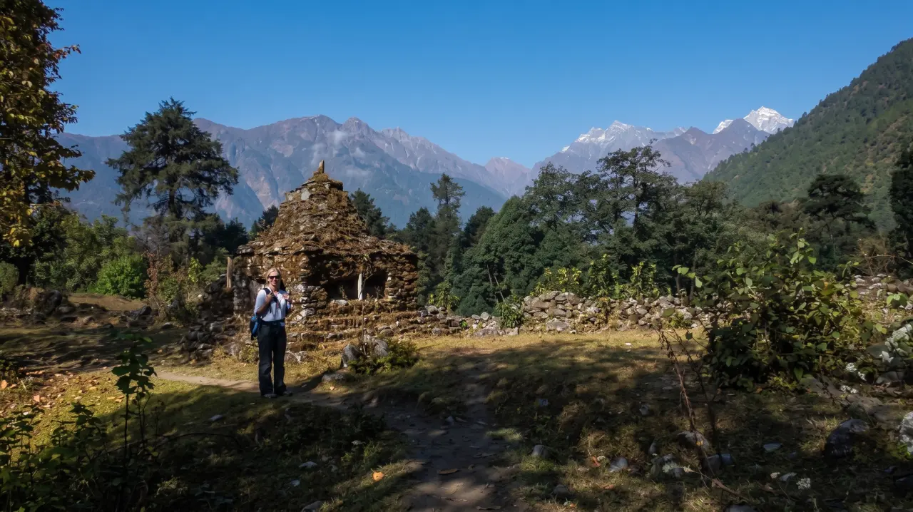 Verfallende Stupa