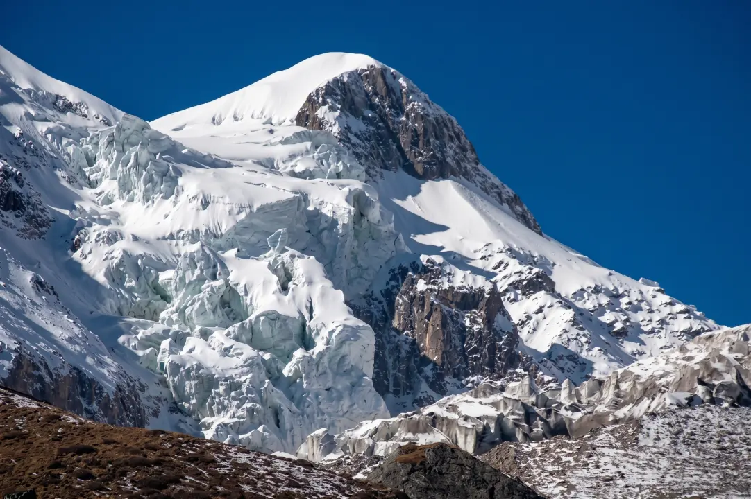 Langtang Lirung Glaicer, Langtang-Trek