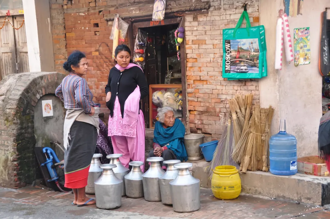 Kleines Business in Bhaktapur