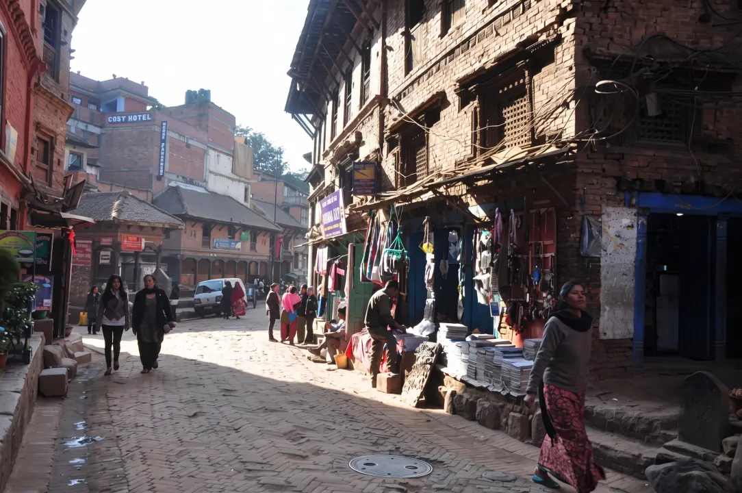 Schmale Gassen in Bhaktapur