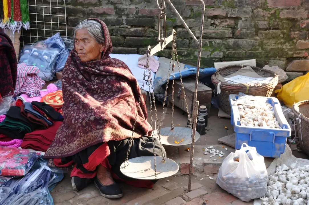 Shopping in Bhaktapur