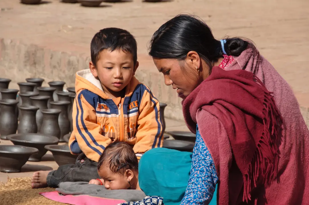 Händlerin in Bhaktapur