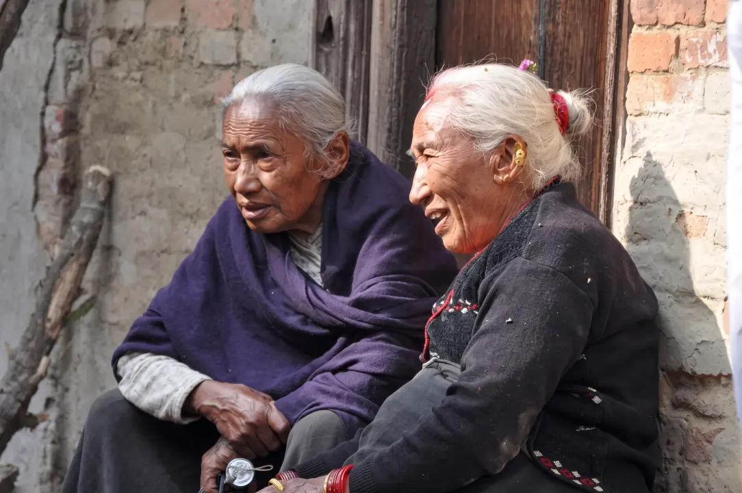 Nach Smalltalk sieht das nicht aus, Bhaktapur