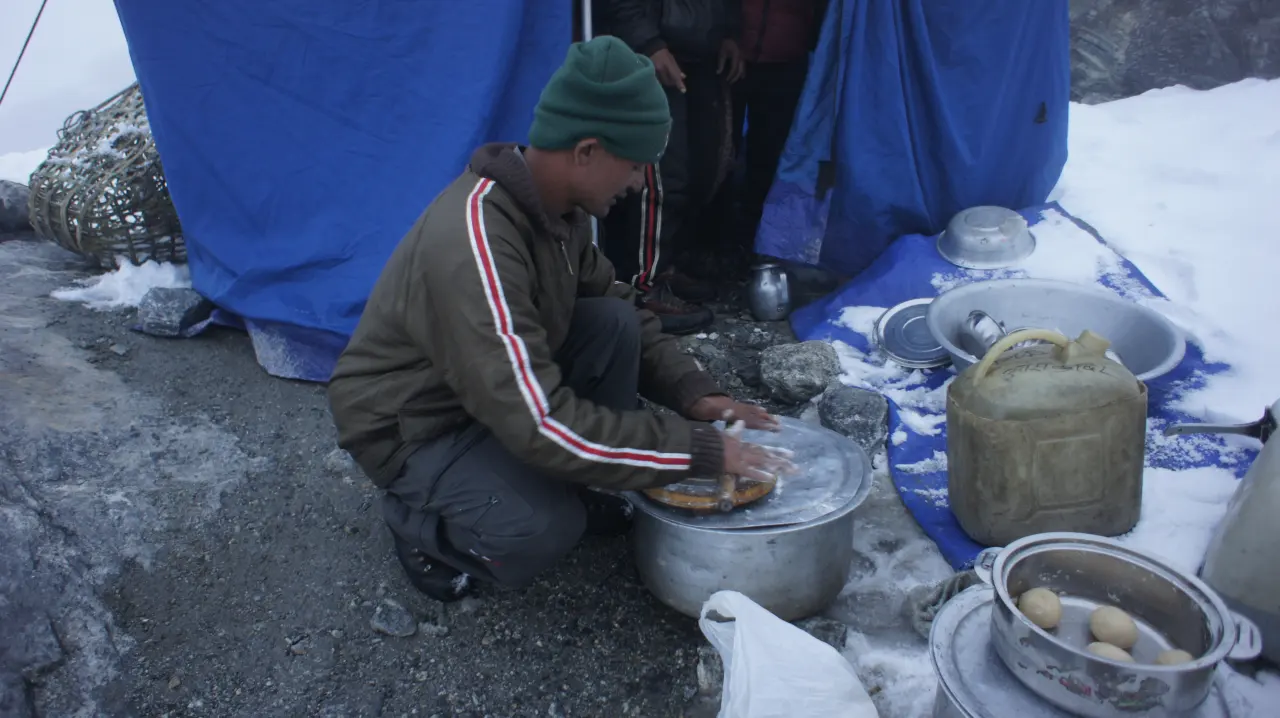 Mera-Peak-Basecamp am Morgen