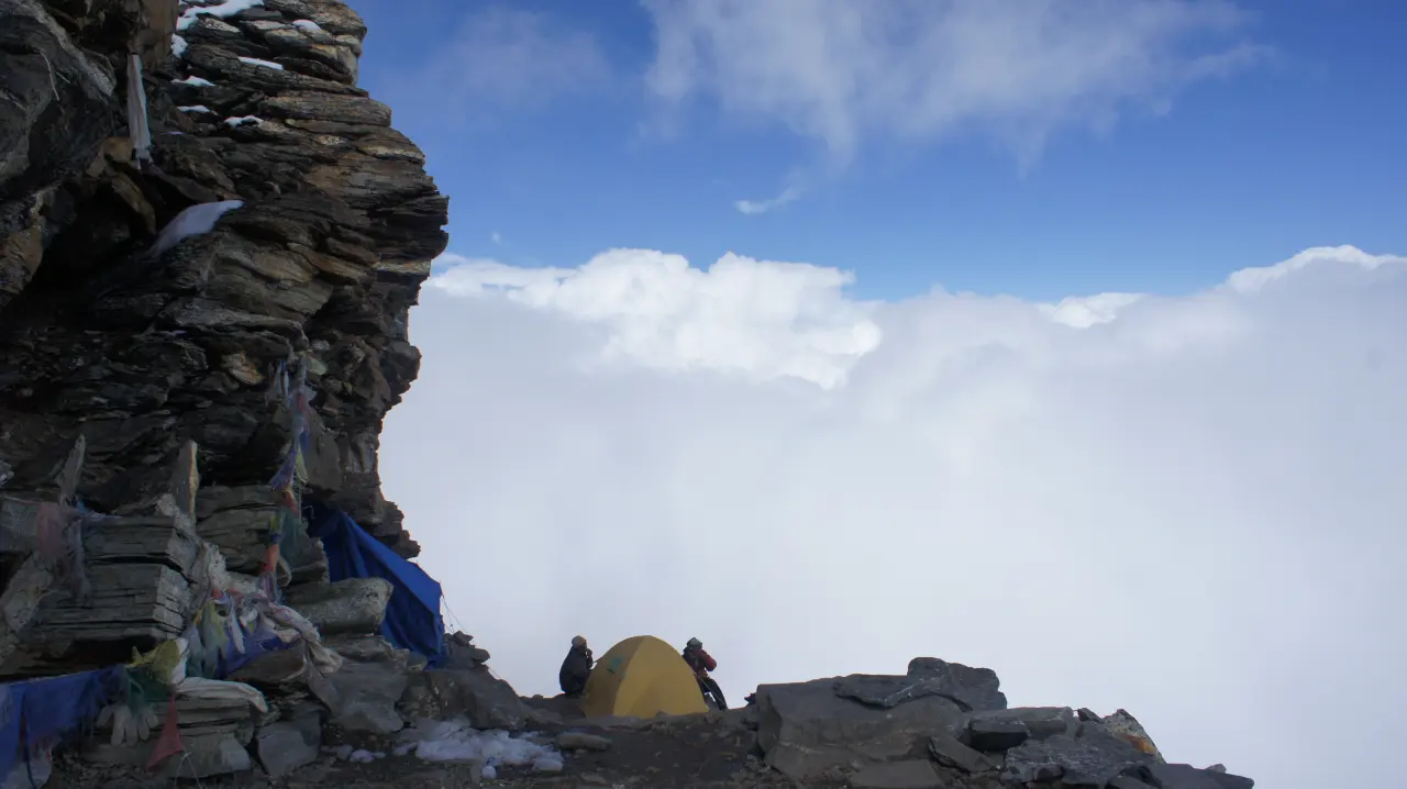 Zelt im Mera-Peak-Highcamp