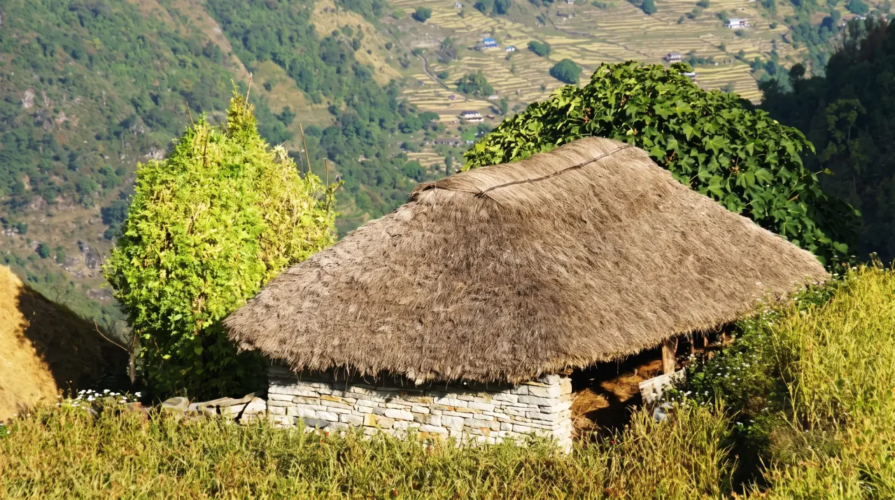 Auf dem Weg nach Ghandruk, ABC-Trek