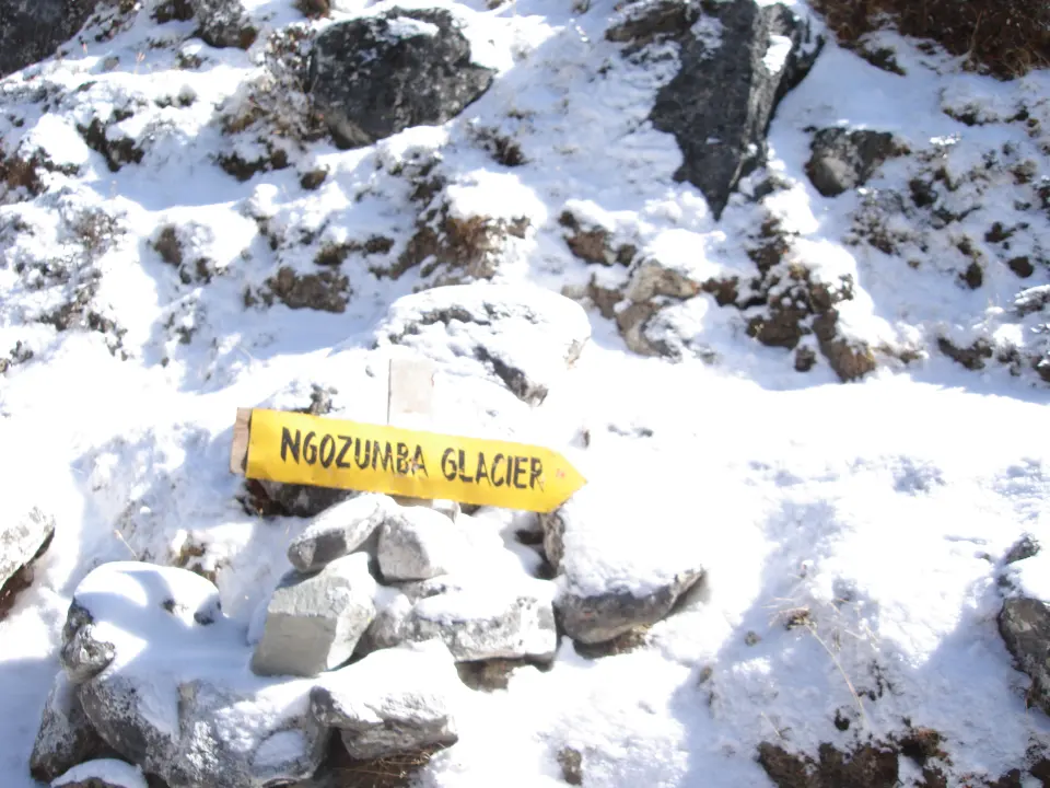 Ngozumba Gletscher