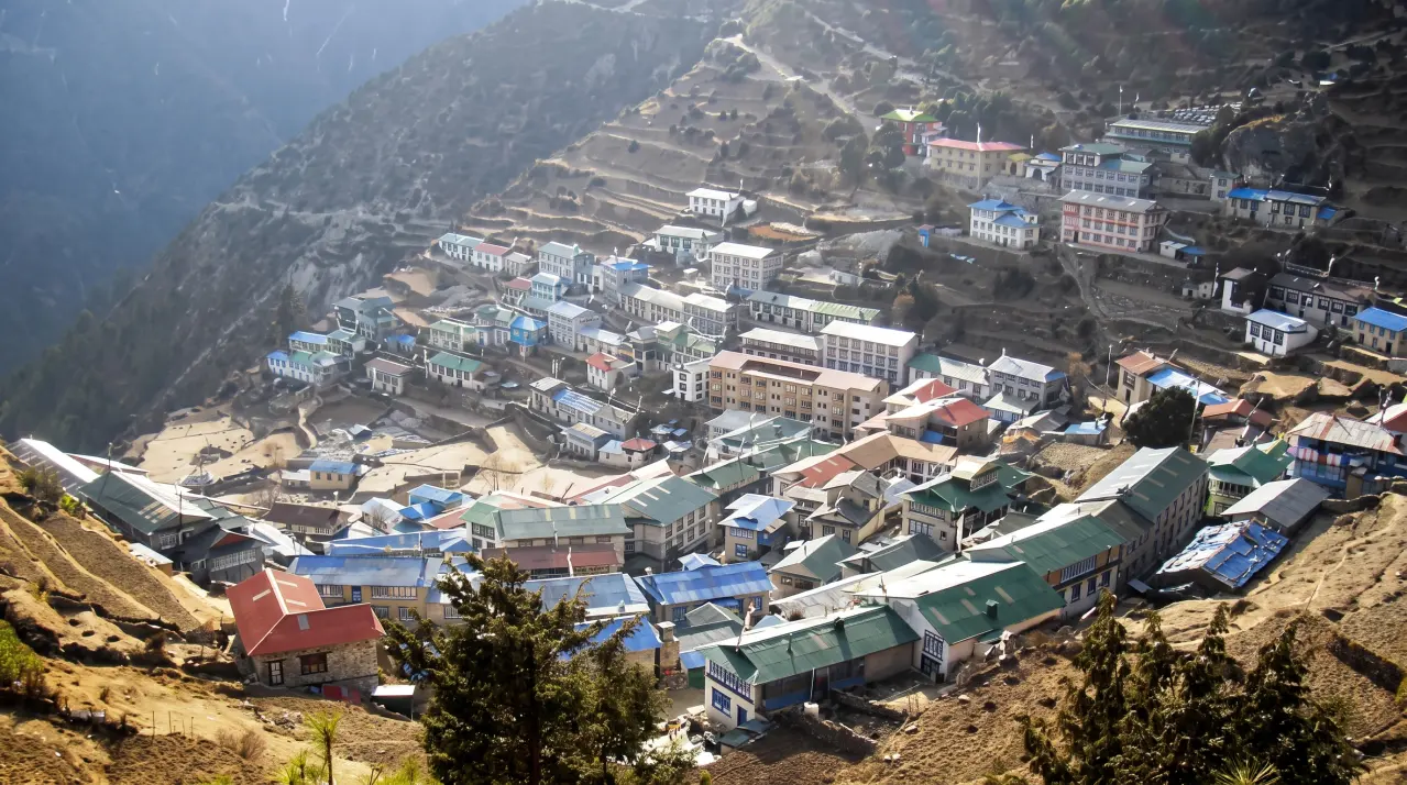 Namche Bazaar, auf dem Weg zum EBC