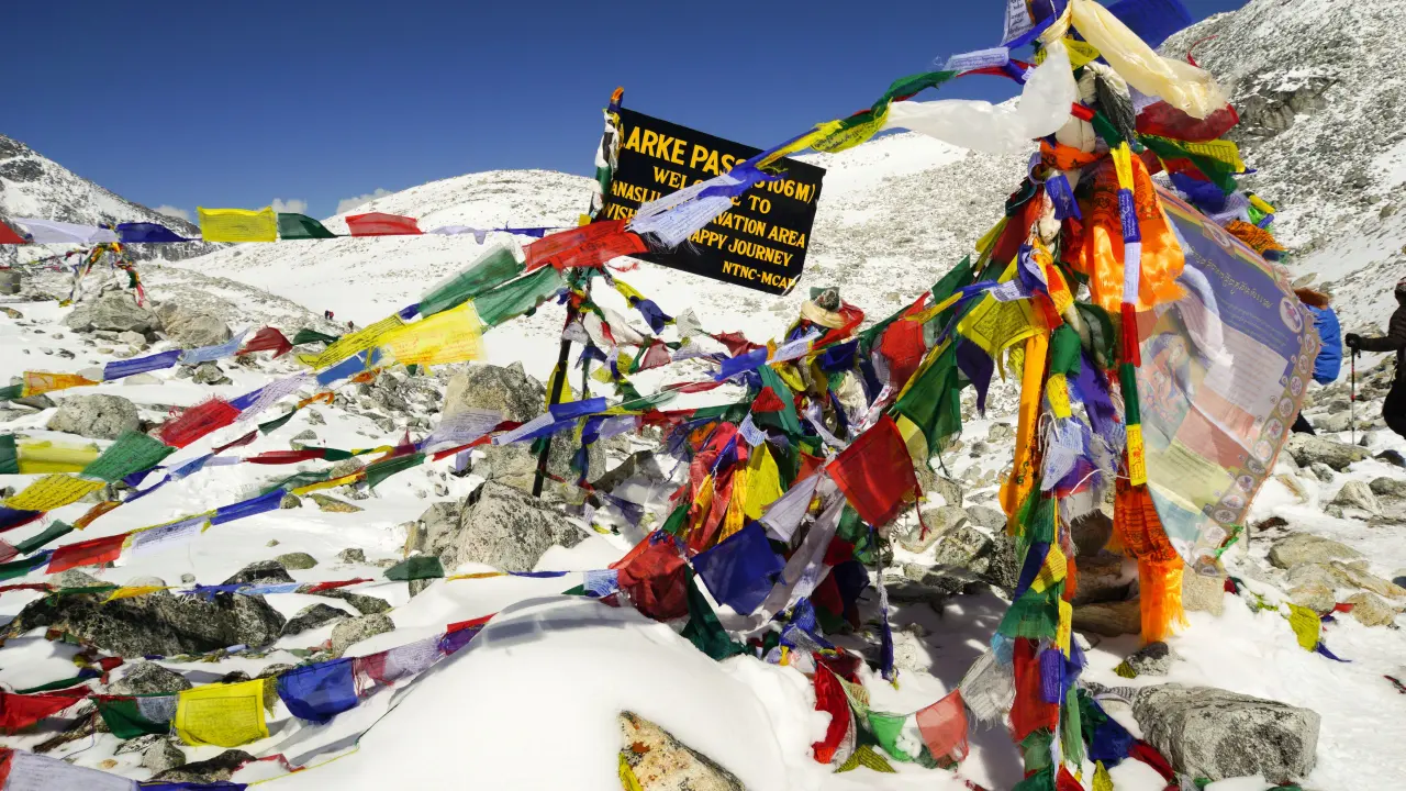 Der Larkya La, Manaslu Trekking, Nepal