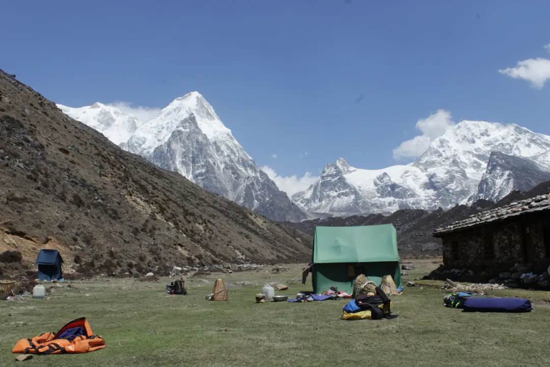 Camping bei OktangKangchenjunga Trekking