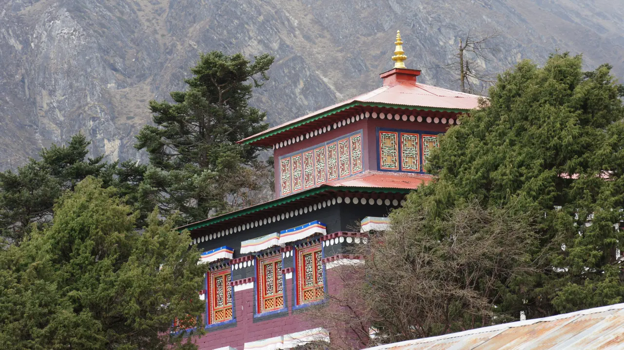 Everest Trekking, Kloster Thengboche, Nepal