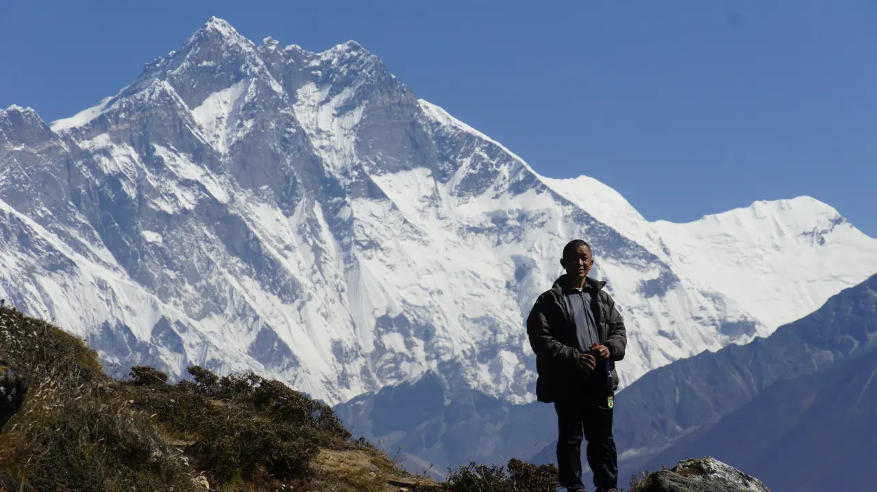 Bergsicht vom Everest View, Everest Trekking