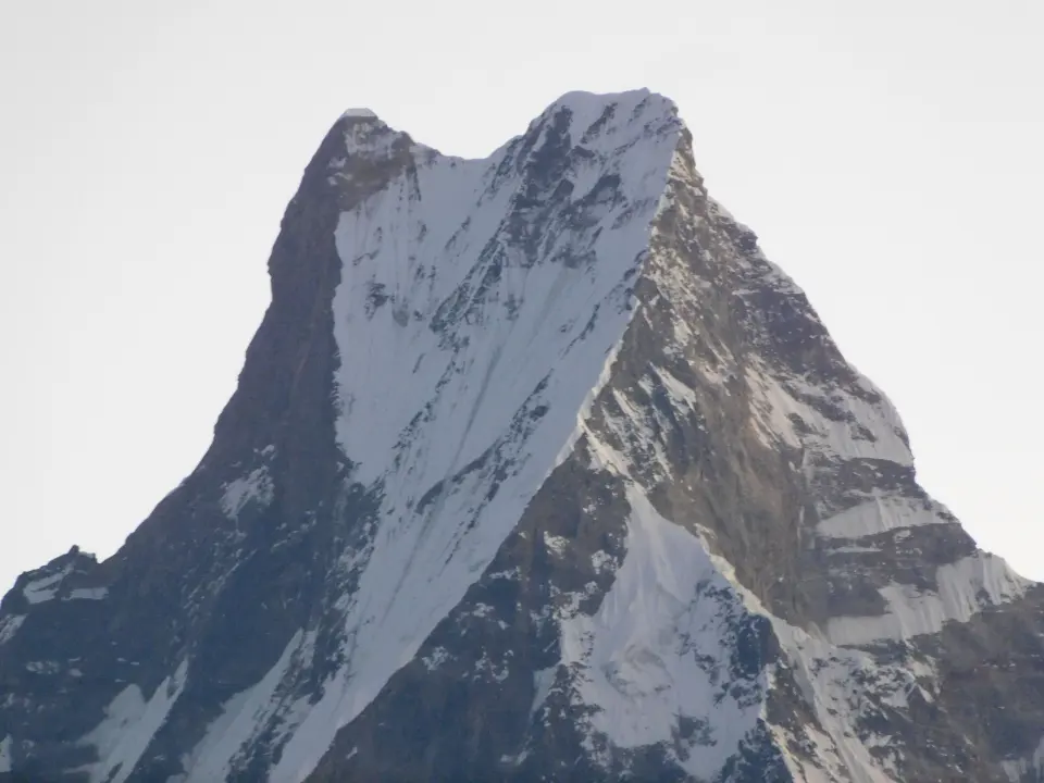 Bergsicht, Annapurna Trekking, Nepal