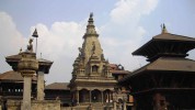 Kathmandu, Bhaktapur, Tempel am Taumandhi-Paltz in Bhaktapur.