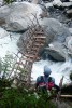 Myagdi-Khola, Die Brücke am Myagdi-Khola. Wie lange sie wohl noch hält :)