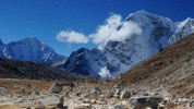 Gorak Shep, Auf dem Weg von Gorak Shep nach Dingboche.