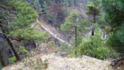 Hillary-Bridge, Die Edmund-Hillary-Bridge. Ein Highlight auf dem Weg nach Namche Bazaar.